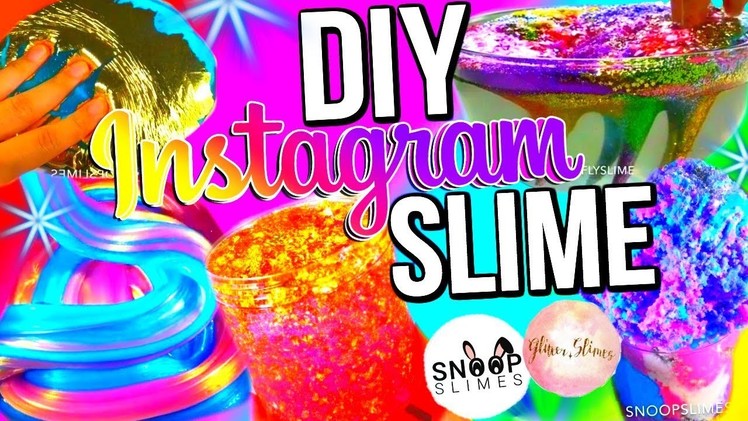 INSTAGRAM SLIME TESTED! ???? Pigment Powder Slime, Clay Slime SNOOP SLIMES + GLITTER SLIMES!