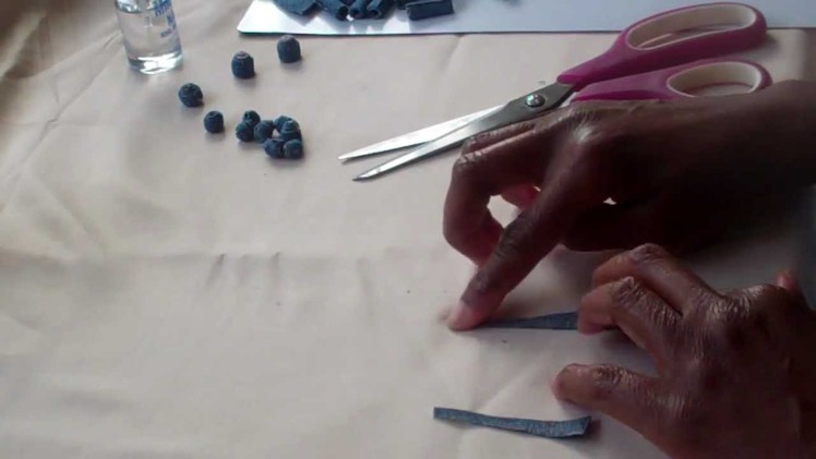 Jewelry Tricks - Make Jewelry From Jean Material Part 1