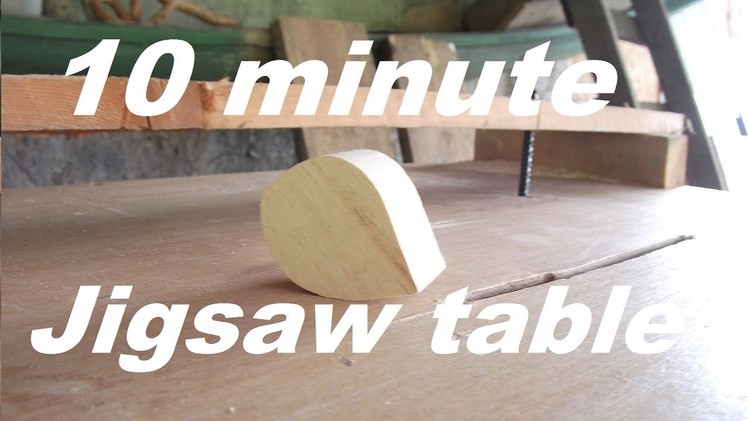 Jigsaw table build