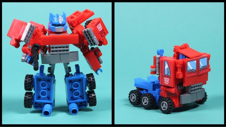 Kre-o Transformers Optimus Prime - Kreon Battle Changer Building Toy - Unboxing, Speed Build & Play
