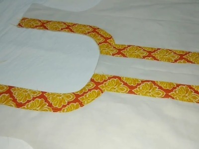 Kurti Neck Design Cutting and Stitching in hindi.