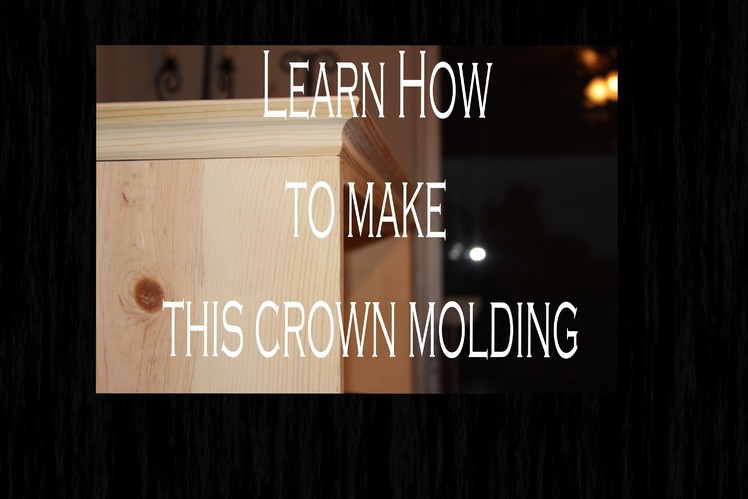 Learn how to make Crown molding on the tablesaw