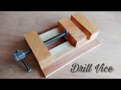 Making A Drill Press Vice || How To Make Wooden Vice