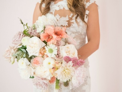 Mayesh Design Star: Garden Style Bridal Bouquet