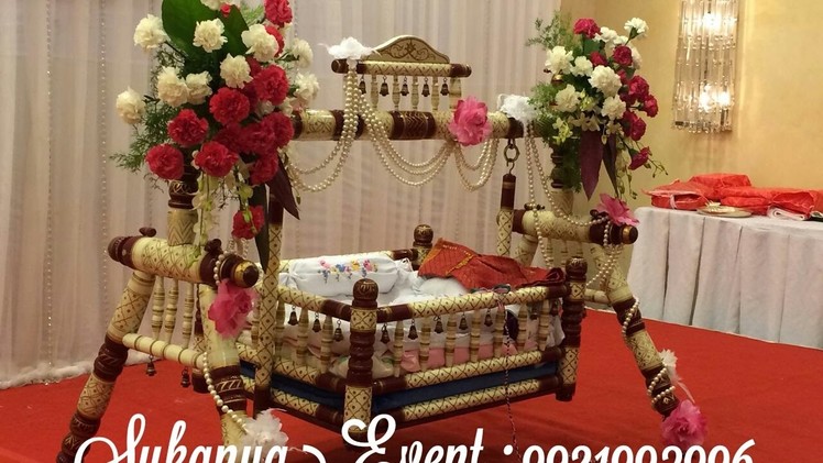 Naming ceremony Decoration by Sukanya Events Call @ 9921993996 or Whatsapp @ 9921993996