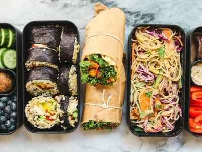 On the Go Vegan Lunch Ideas for School or Work (Bento Box) ????