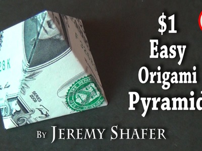 One Dollar Easy Origami Pyramid (no music)