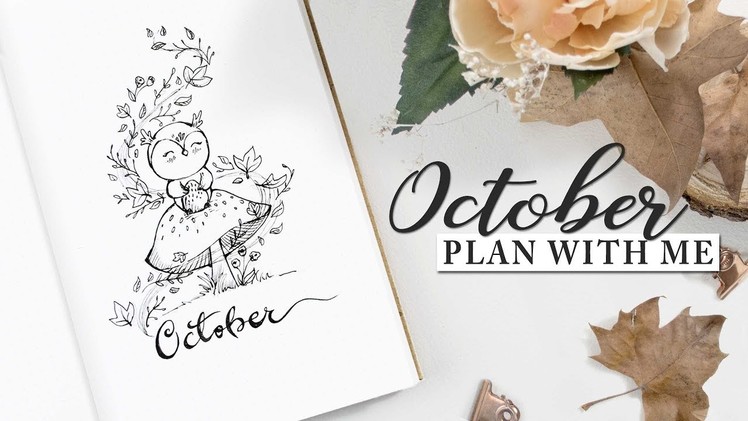 Plan with me | October 2017 | Bullet Journal Tips & Setup!