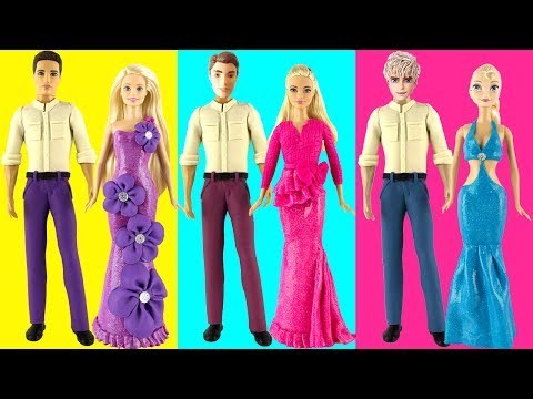 play doh barbie outfits