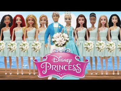 Play Doh  Elsa Jack Frost Moana Anna Disney Princess Ariel Tiana Belle Mulan Aurora Rapunzel