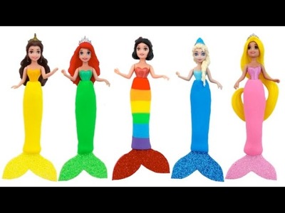 Play Doh Mermaid Disney Princess Dress Up Magic Clip Doll Fun & Creative for Kids RL