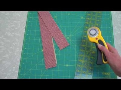 ROTARY CUTTING -- Strips (#1 of 1 video) - LearnHowToQuilt.com BEGINNER BASICS