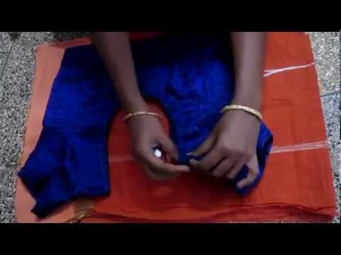 Simple blouse cutting and stitching tutorial part 01