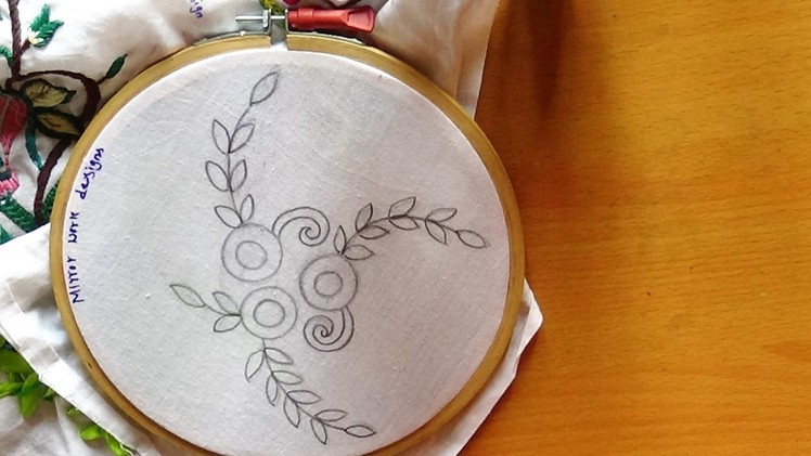 Simple Embroidery Art - Sketch Designs - Mirror work Designs