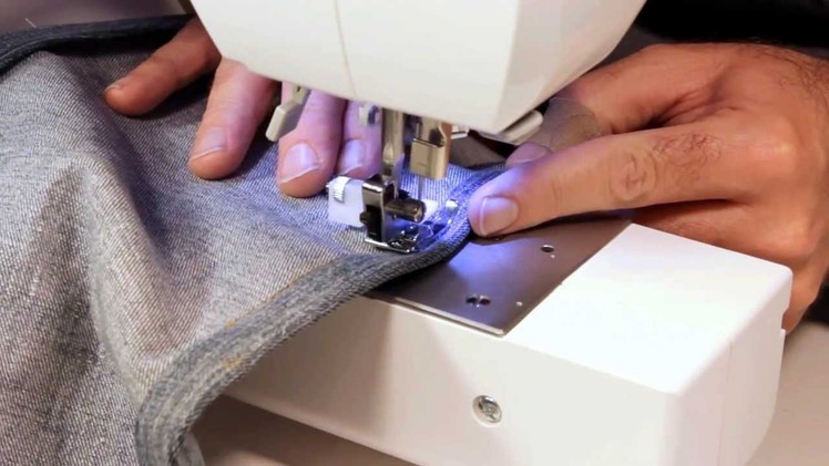 Top Stitching Using A Blind Hem Foot