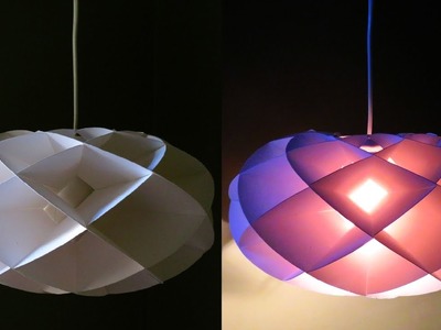 Torus pendant light DIY - how to make a torus lamp.lantern - EzyCraft