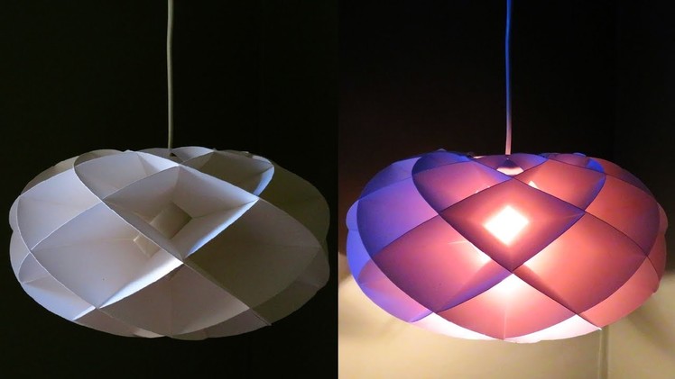 Torus pendant light DIY - how to make a torus lamp.lantern - EzyCraft