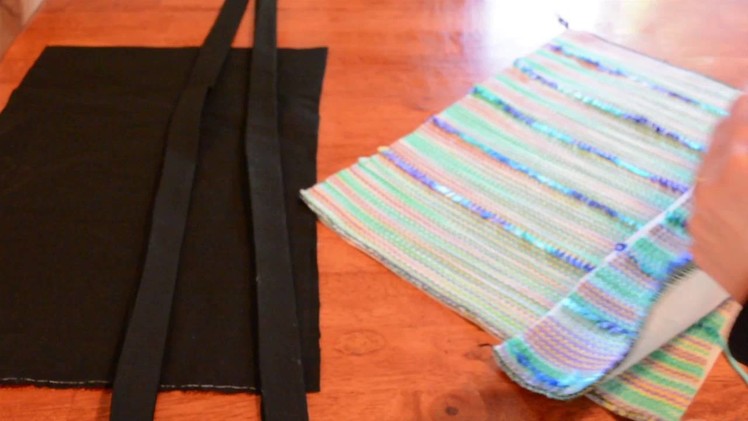 Tote bag weave along -  sewing part 2