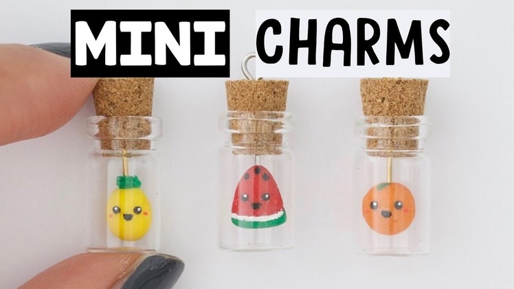 TRYING TO MAKE MINI CHARMS IN A BOTTLE!