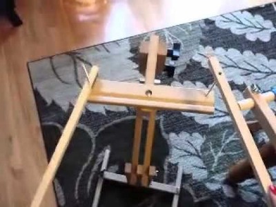 Video # 1 modified cross stitch floor stand