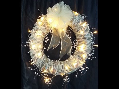 Wedding decorations - Beautiful wedding wreath garland.