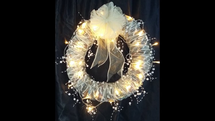 Wedding decorations - Beautiful wedding wreath garland.