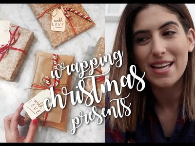 WRAPPING CHRISTMAS PRESENTS | Lily Pebbles Vlogmas
