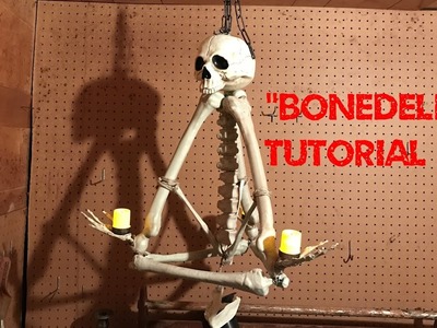 Www.monstertutorials.com - Bone Chandelier tutorial, super easy bonedelier