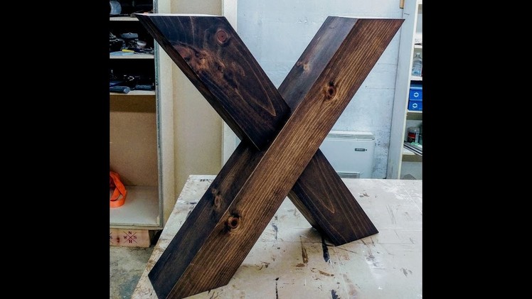 X shaped farm table legs
