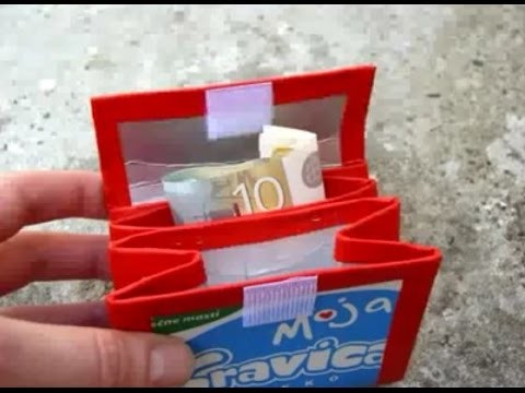 2 Styles How to Make A Recycle Money Wallet Man and Women