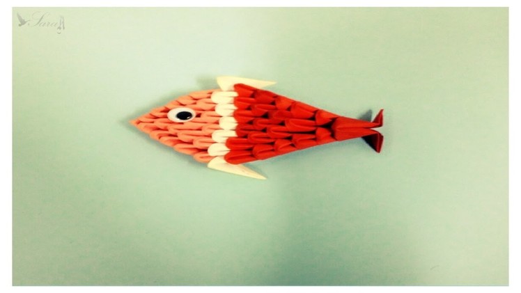 3d origami - Fish