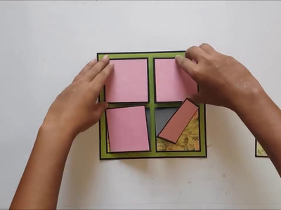 4 way Twisting Easel card tutorial by Srushti Patil
