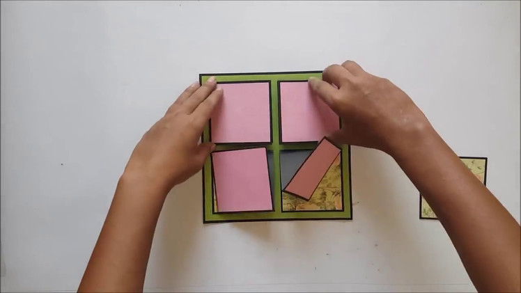 4 way Twisting Easel card tutorial by Srushti Patil