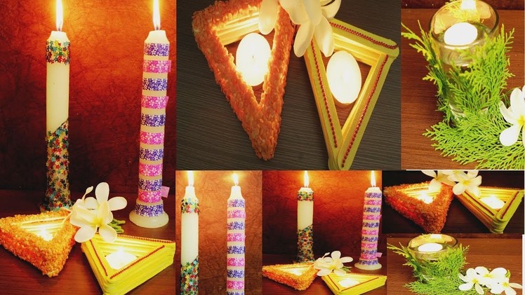 6 DIY: Diwali Decoration Ideas 2017. Easy & Quick | Room decoration ideas