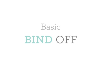 Basic Bind Off