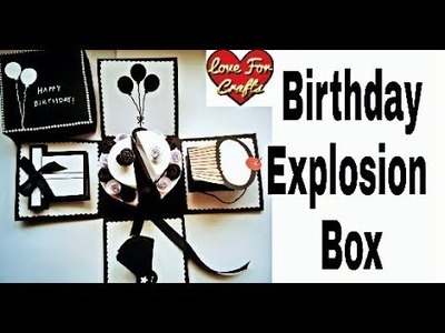 Birthday Explosion Box | How to Make Explosion Box