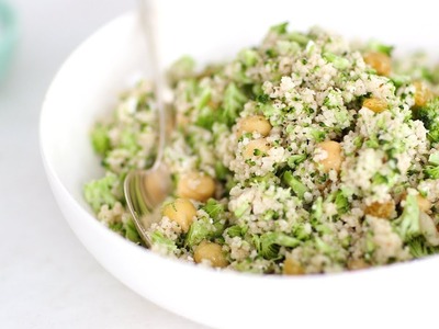 Broccoli and Raisin Couscous Salad- Healthy Appetite with Shira Bocar