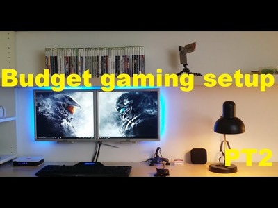 Budget gaming setup  - $6 dual wall-mount Part 2