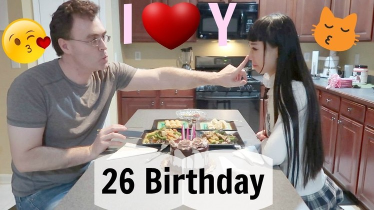 Celebrating 26 Birthday With My Parents & Boyfriend | Mom Sings for Me ^^
