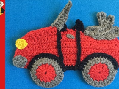 Crochet Applique Tutorial - Crochet Car Tutorial