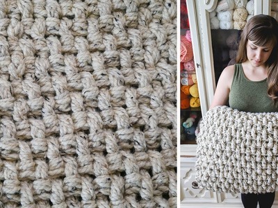 Crochet Mini Basket Weave Stitch Tutorial