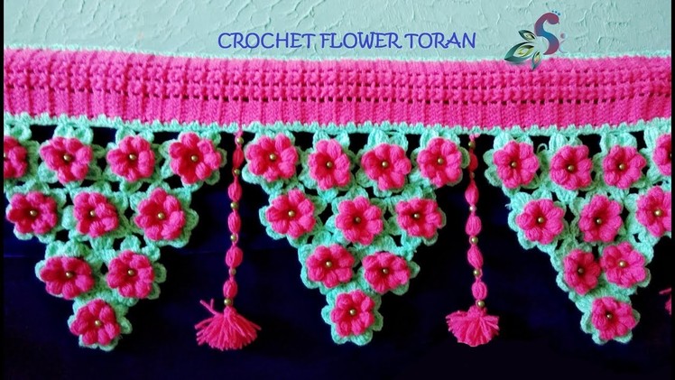 CROCHET TORAN PATTERN | FLOWER TORAN #15