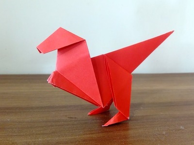 Dinosaur – Origami paper dinosaur (Dino) - How To Make an Easy Origami Dinosaur