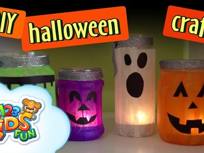 ???? DIY by Creative Mom | Halloween 2017 DIY candle holder| halloween decor by 123 kids fun
