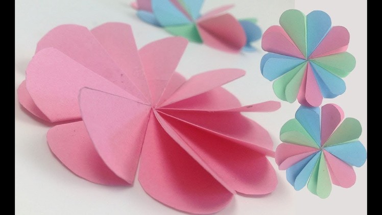 DIY Crafts: Origami Easy Paper Flowers Tutorial | How to Make Simple & Easy Paper Flower -EasyCrafts