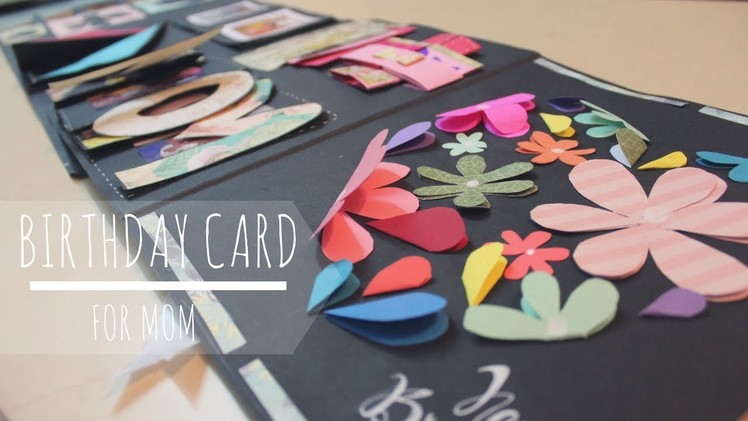 DIY: Cutest Birthday Scrapbook Idea for MOM | Easy Cards Idea