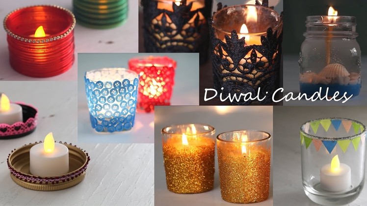 DIY Diwali Candles