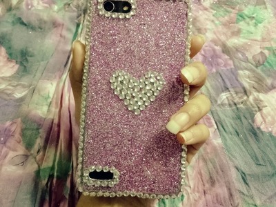 DIY | Glittery Bling pink phone case ????