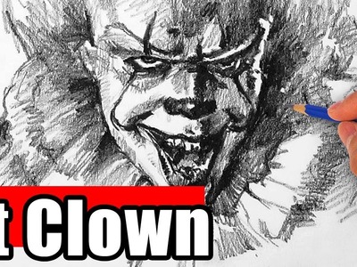 Drawing the IT Clown - Pennywise