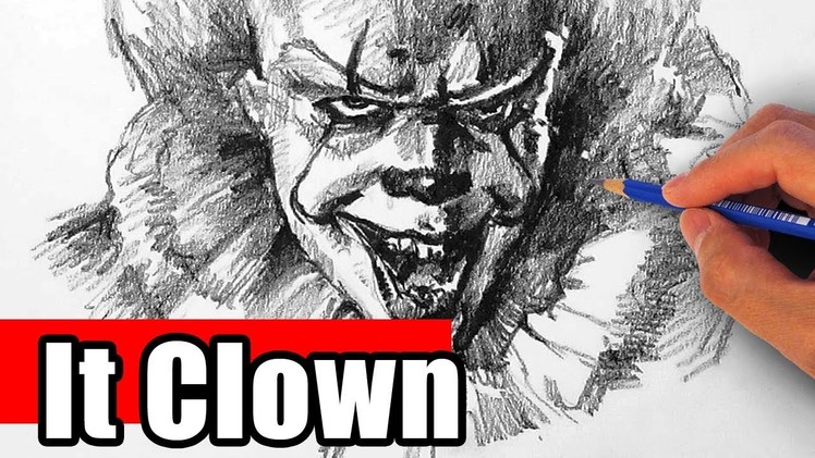 Drawing the IT Clown - Pennywise